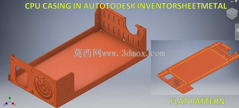 Inventor�ӽ��е�CPU���|| Inventor�̳�|| Inventor 3D�еĸ����ӽ𹤳�ͼ