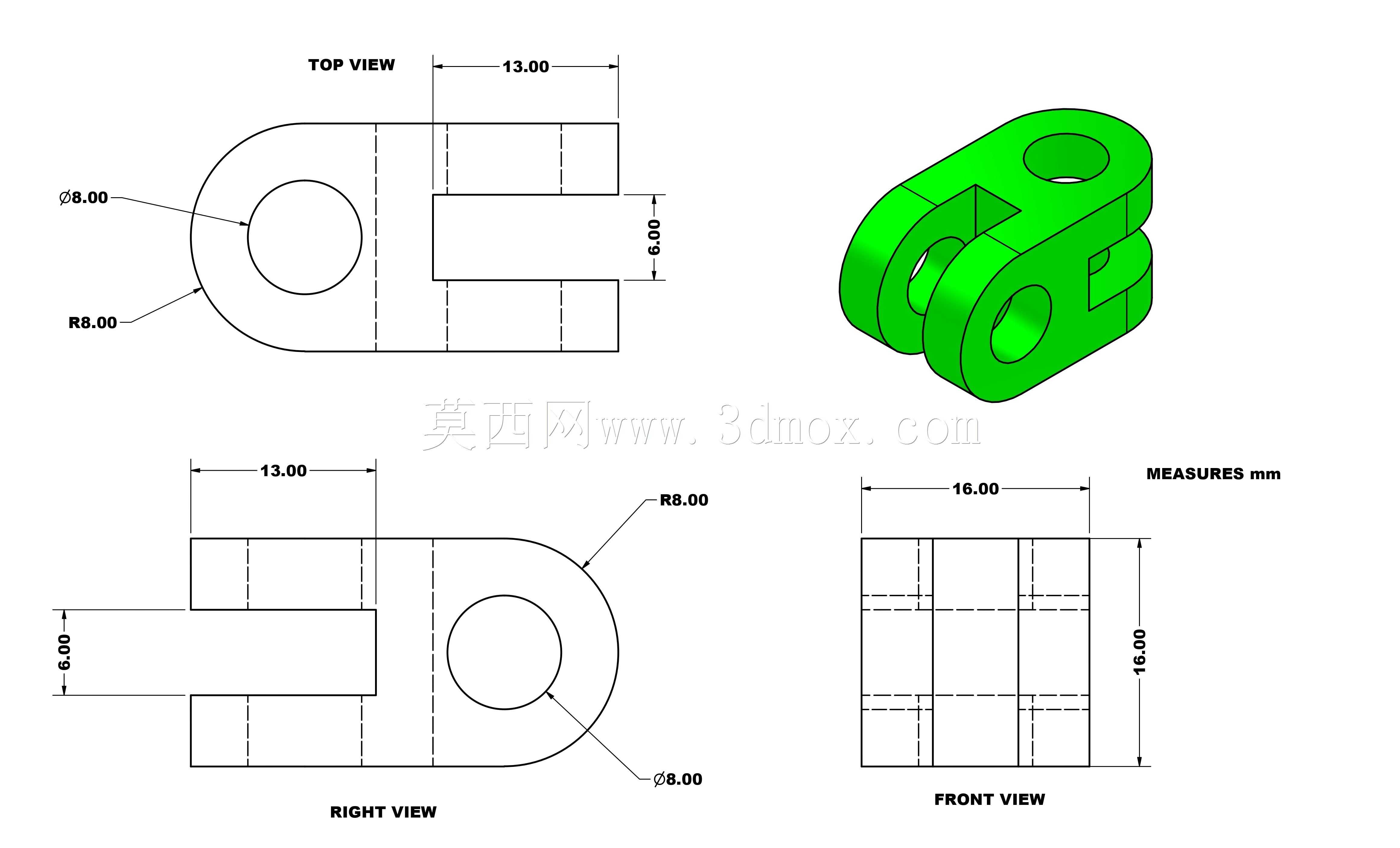 三维CAD基本练习/Autodesk Inventor Pro