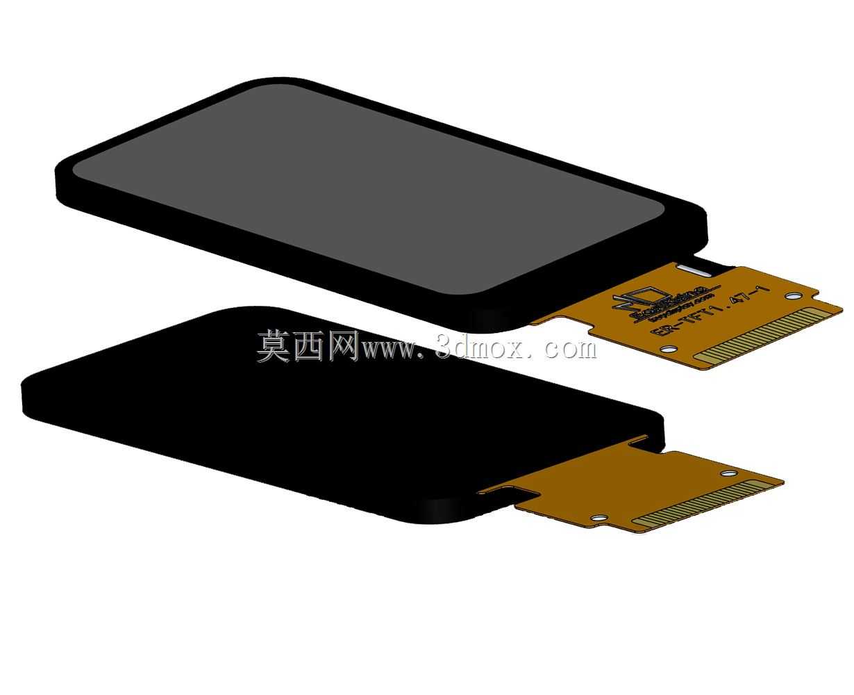 1.47英寸172x320 IPS TFT LCD显示器SPI接口ST7789控制器