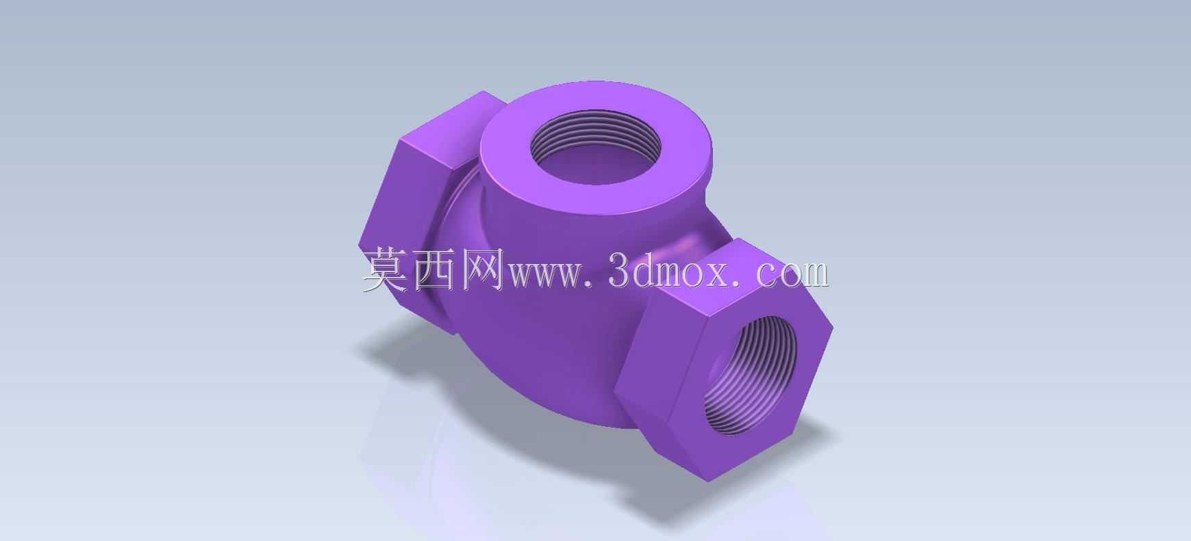三维CAD基础练习/阀体/Válvula Cuerpo/Autodesk Inventor Pro