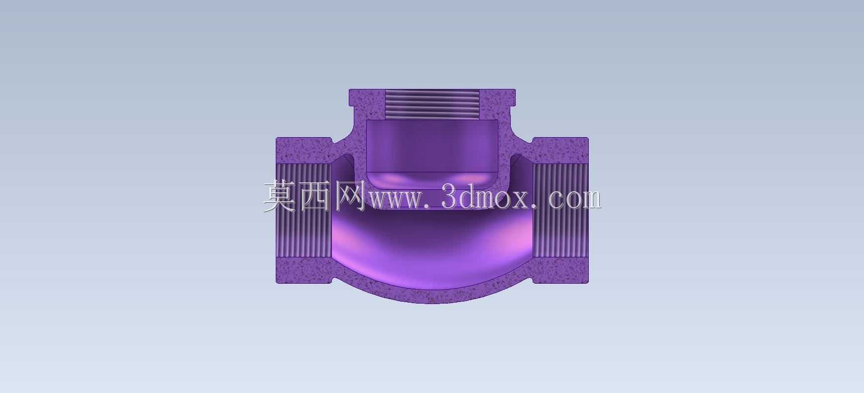 三维CAD基础练习/阀体/Válvula Cuerpo/Autodesk Inventor Pro