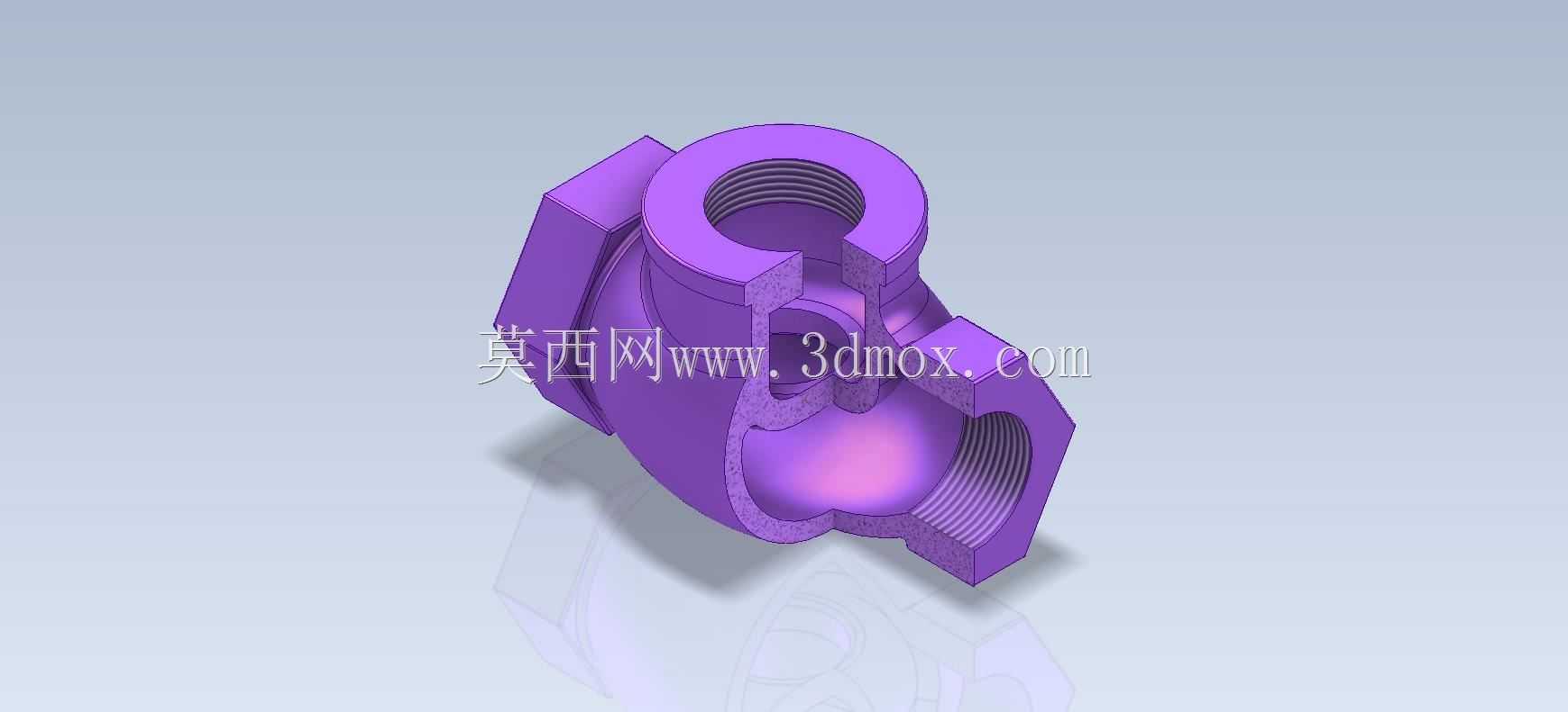 三维CAD基础练习/阀体/Válvula Cuerpo/Autodesk Inventor Pro
