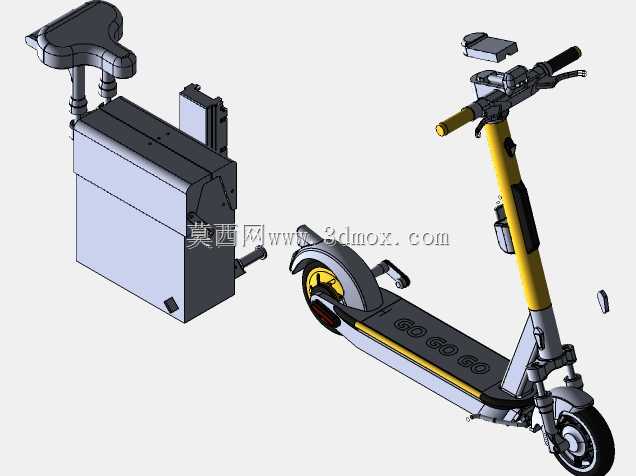 Ya电动滑板车Ninebot从3D打印