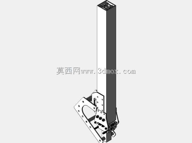 三级伸缩钩