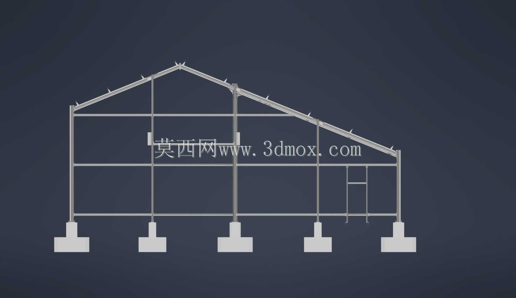 钢结构大厅18m x 52m