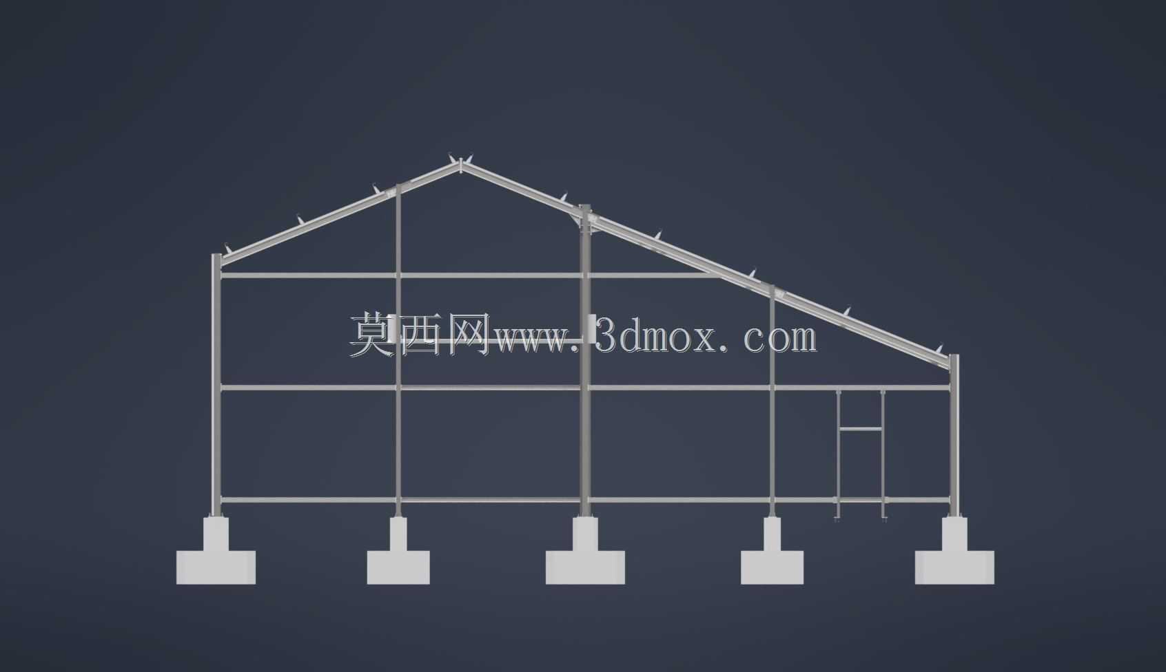 钢结构大厅18m x 52m