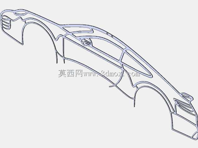 激光切割型材切割汽车模型