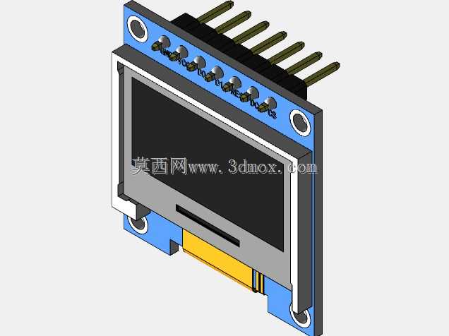 用于Arduino和Raspberry Pi的0.96英寸128x64 TFT LCD显示模块