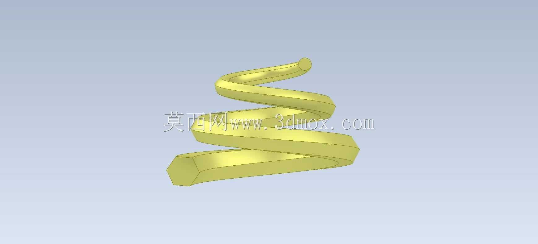 三维CAD基本练习/Spiral/Espiral/Autodesk Inventor Pro