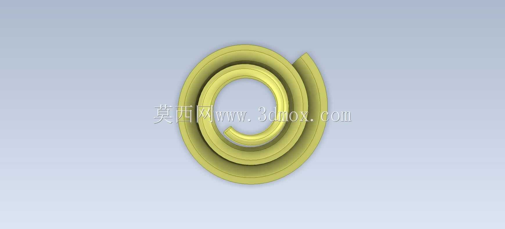 三维CAD基本练习/Spiral/Espiral/Autodesk Inventor Pro