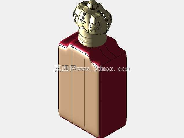 皇冠玻璃香水瓶