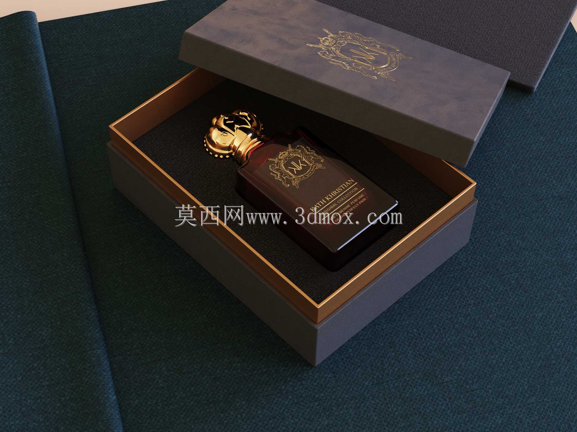 皇冠玻璃香水瓶