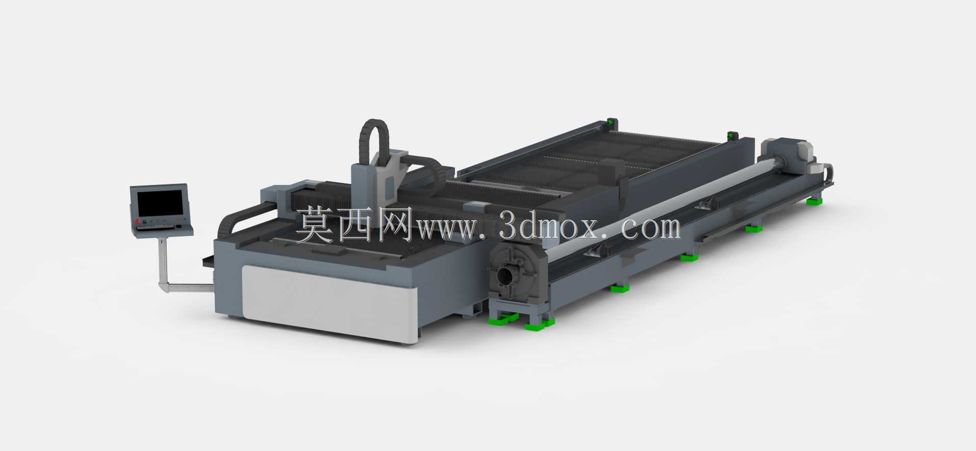 带换台和旋转切割的光纤激光切割机_标准工作区域_1500mm X 3000mm/旋转6mtr_2000mm X 4000mm/旋转6米。