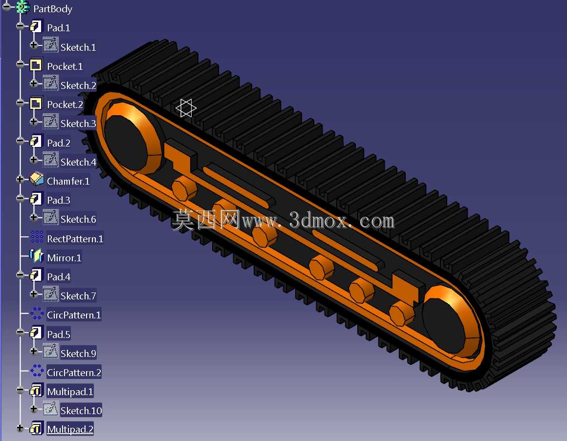 CATIA V5R20挖掘机模型玩具
