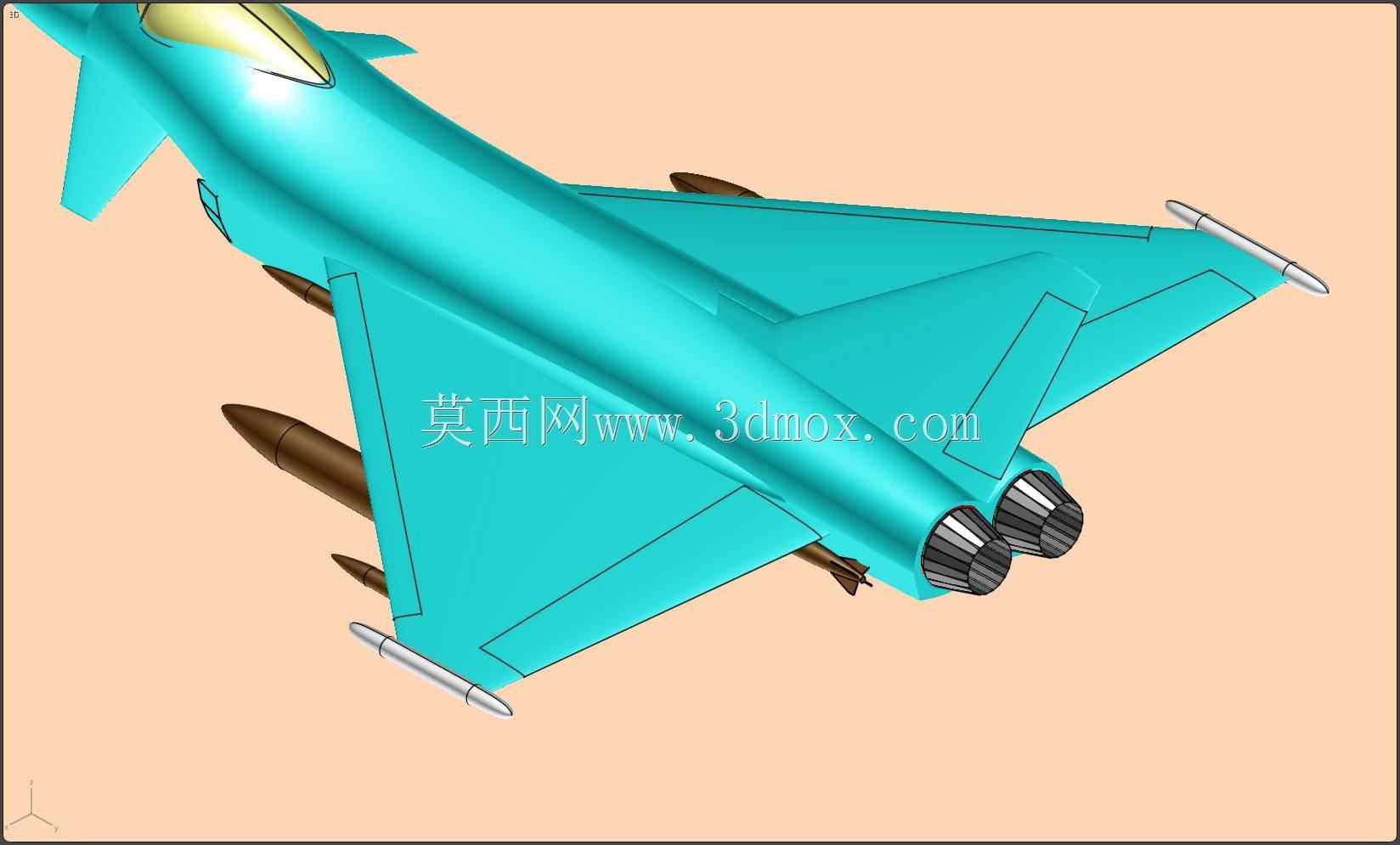 欧洲台风战斗机实体装配模型