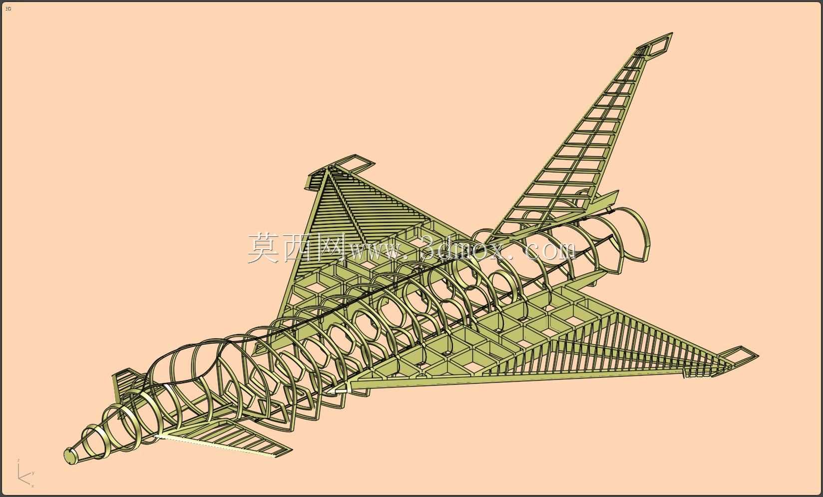 欧洲台风战斗机实体装配模型