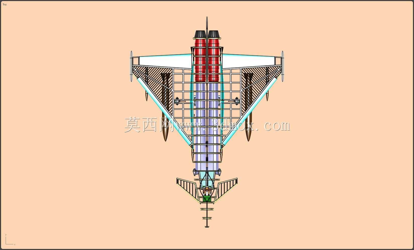 欧洲台风战斗机实体装配模型