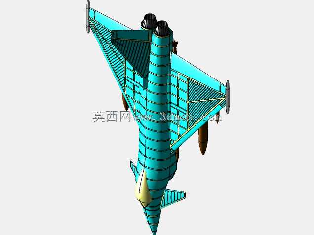 欧洲台风战斗机实体装配模型