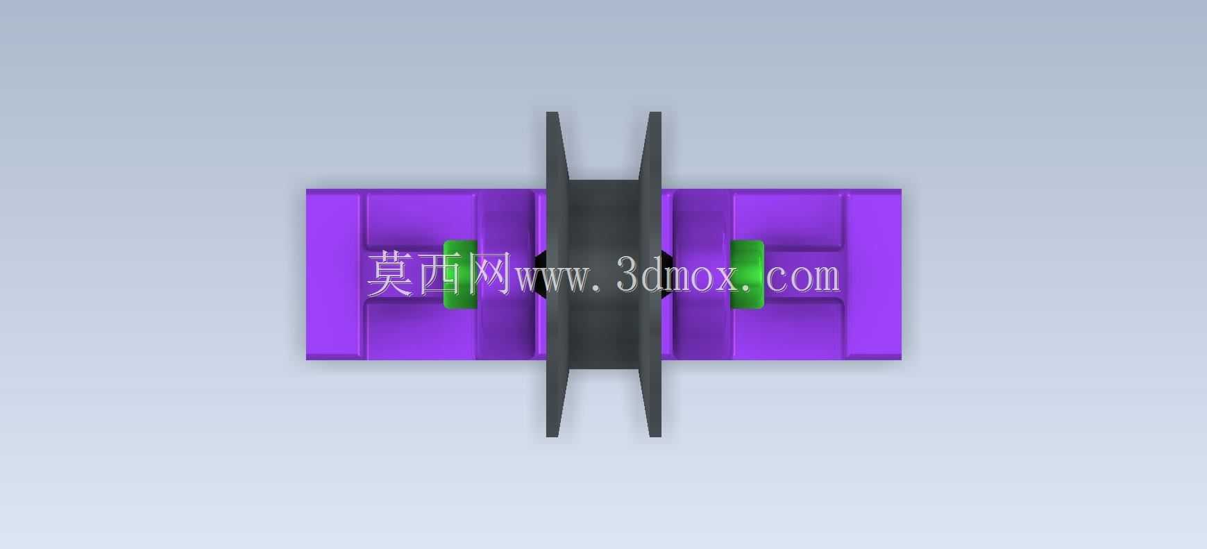 三维CAD基础练习/滑轮支架/Soporte de Polea/Autodesk Inventor Pro