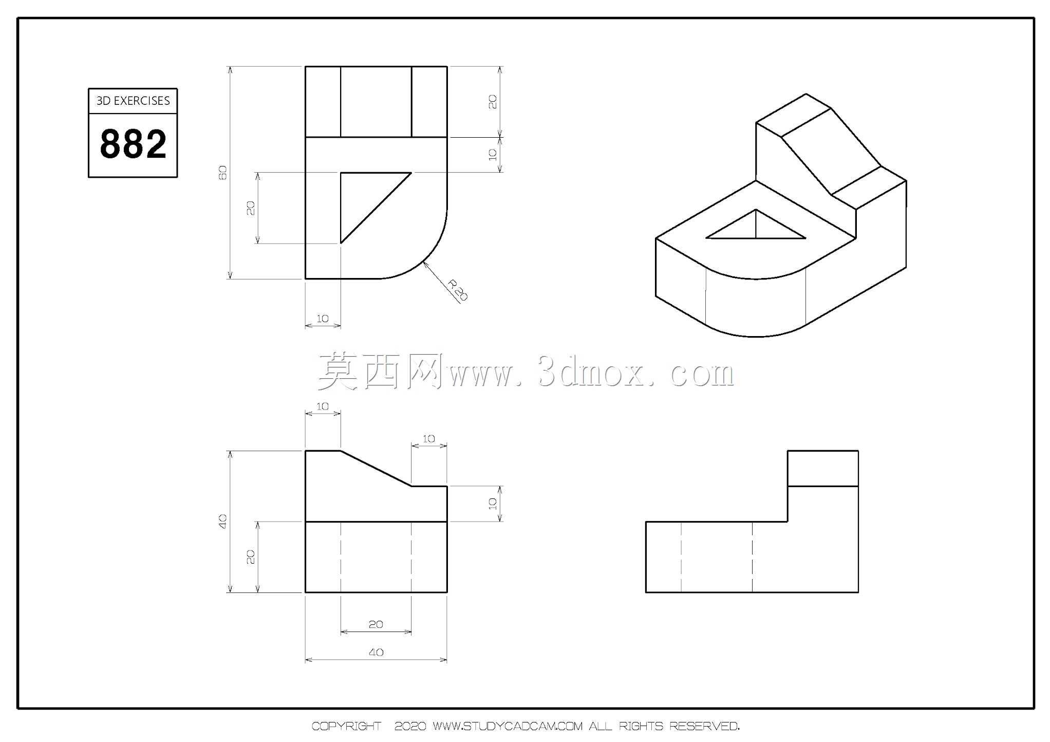 Studycadcam��άCAD��ϰ882/Autodesk Inventor Pro