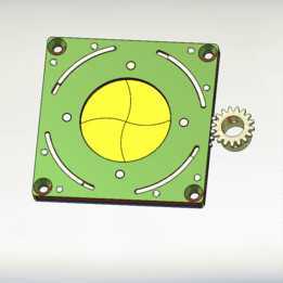 D20T3B4 TY2-电动或手动工业机械快门设计方案类型2