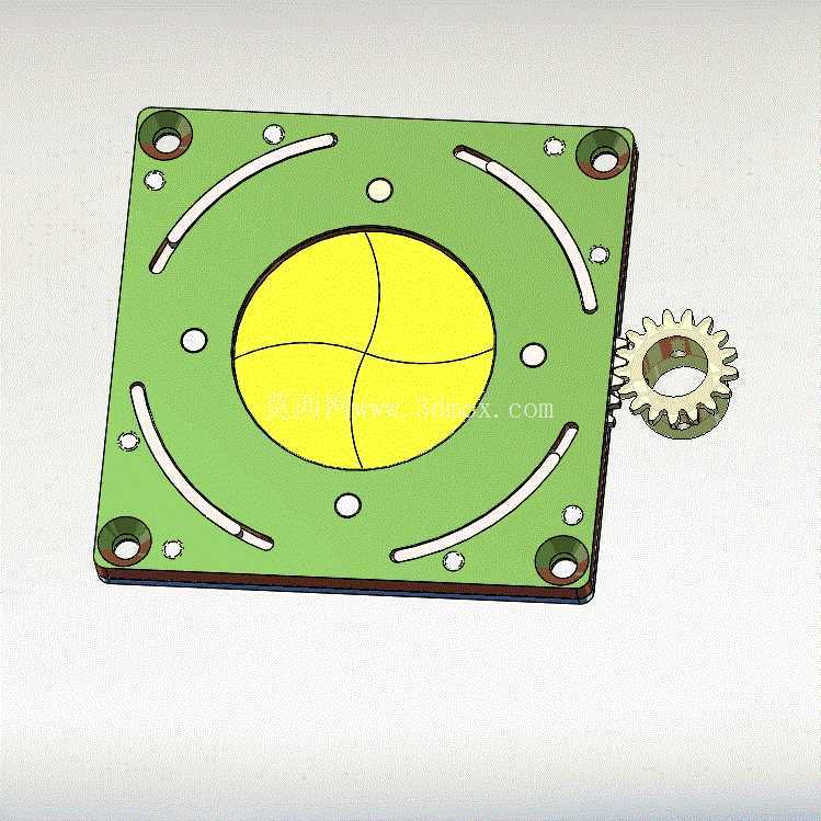 D20T3B4 TY2-电动或手动工业机械快门设计方案类型2