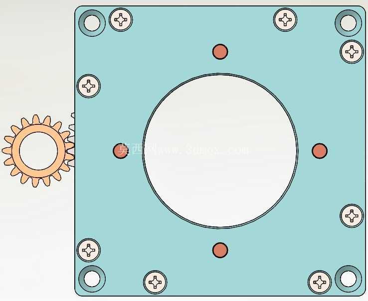 D20T3B4 TY2-电动或手动工业机械快门设计方案类型2