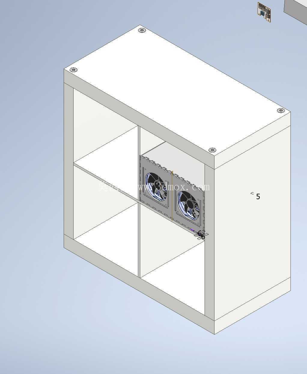 MINI-ITX 机箱 9 驱动器 3.5" ATX PSU