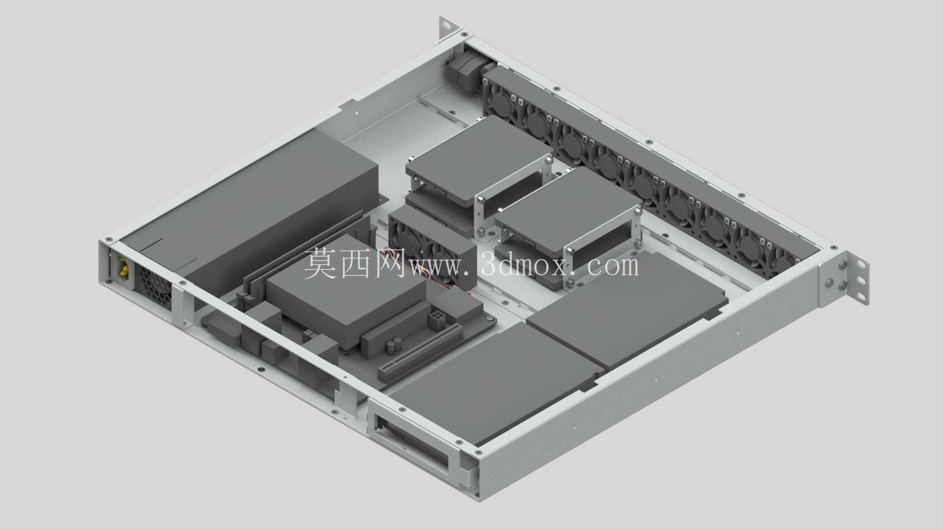 DIY 1U机架式机箱