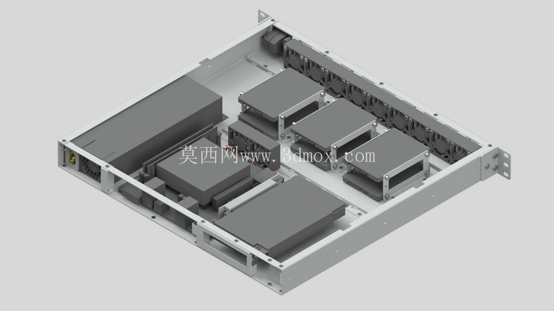 DIY 1U机架式机箱