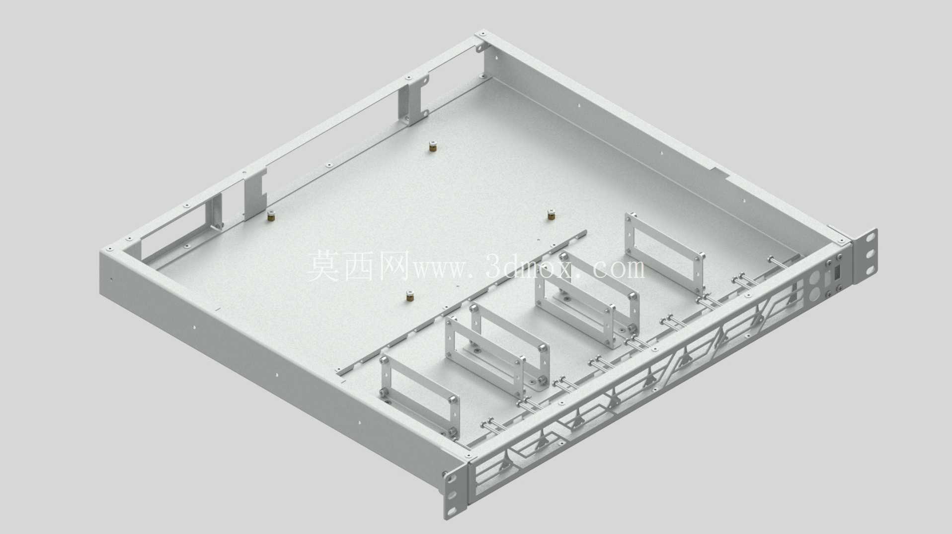 DIY 1U机架式机箱