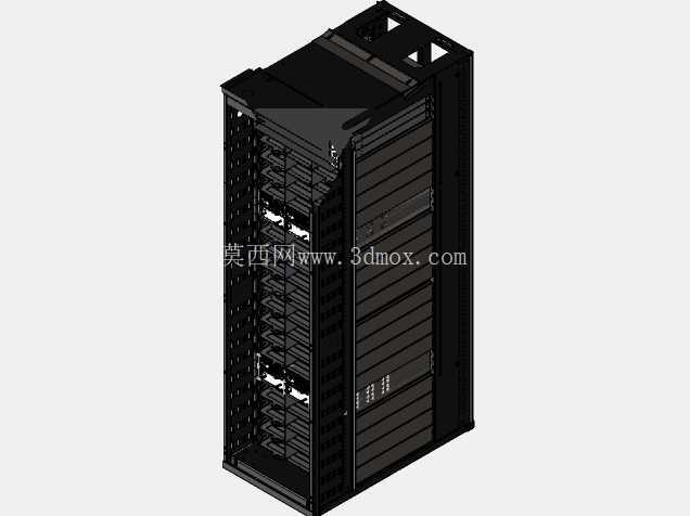 开放式机架 Singlet Rack V2,42 OU,带 Cubby Housing,电源架,EIA 适配器