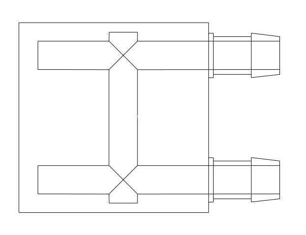 水冷块 40x40mm 铝制用于液态水冷却器散热器系统银色用于 CPU 图形散热器散热器