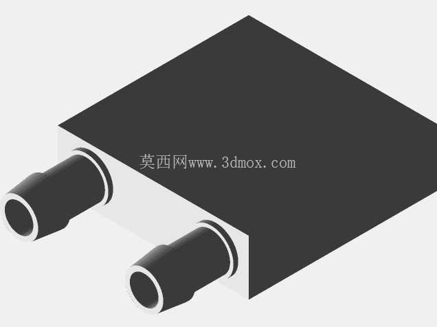 水冷块 40x40mm 铝制用于液态水冷却器散热器系统银色用于 CPU 图形散热器散热器