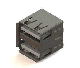 ˫ USB 2.0 A ��ĸ������ 180 �� 8 ��