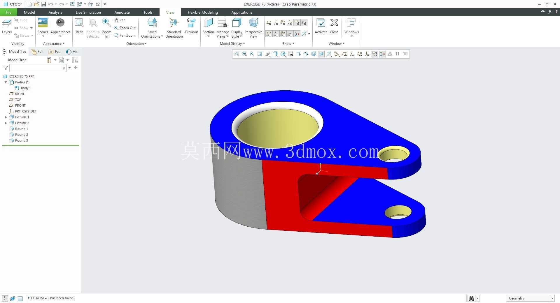 �� Creo PTC ��ʵ�� 200 �� Modele 3D