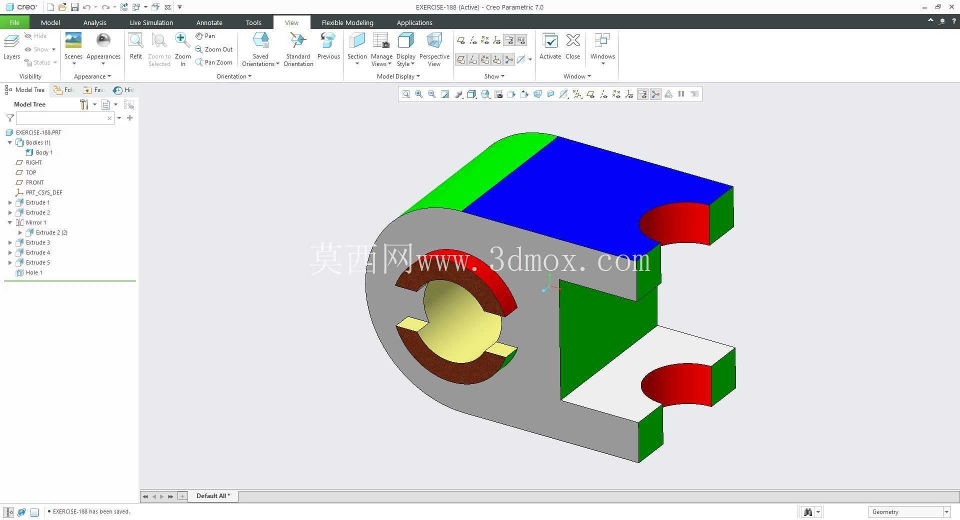 �� Creo PTC ��ʵ�� 200 �� Modele 3D
