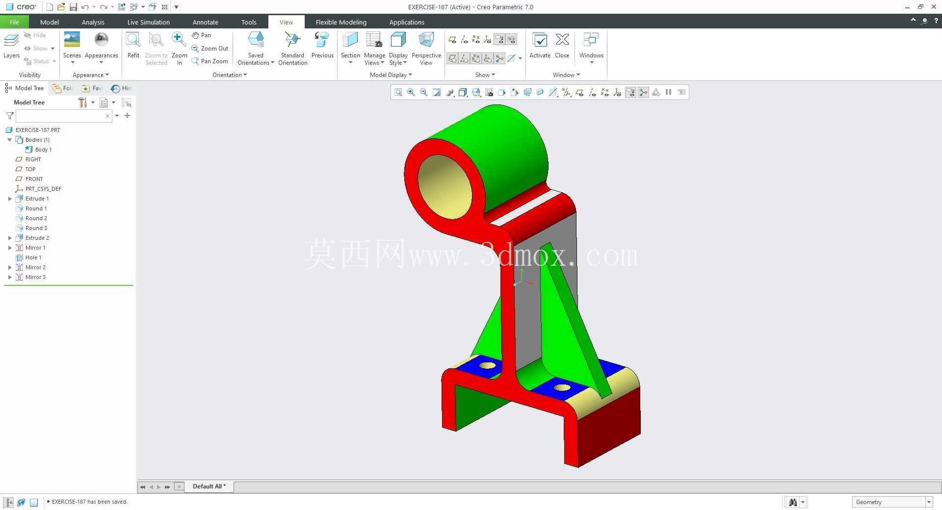 �� Creo PTC ��ʵ�� 200 �� Modele 3D