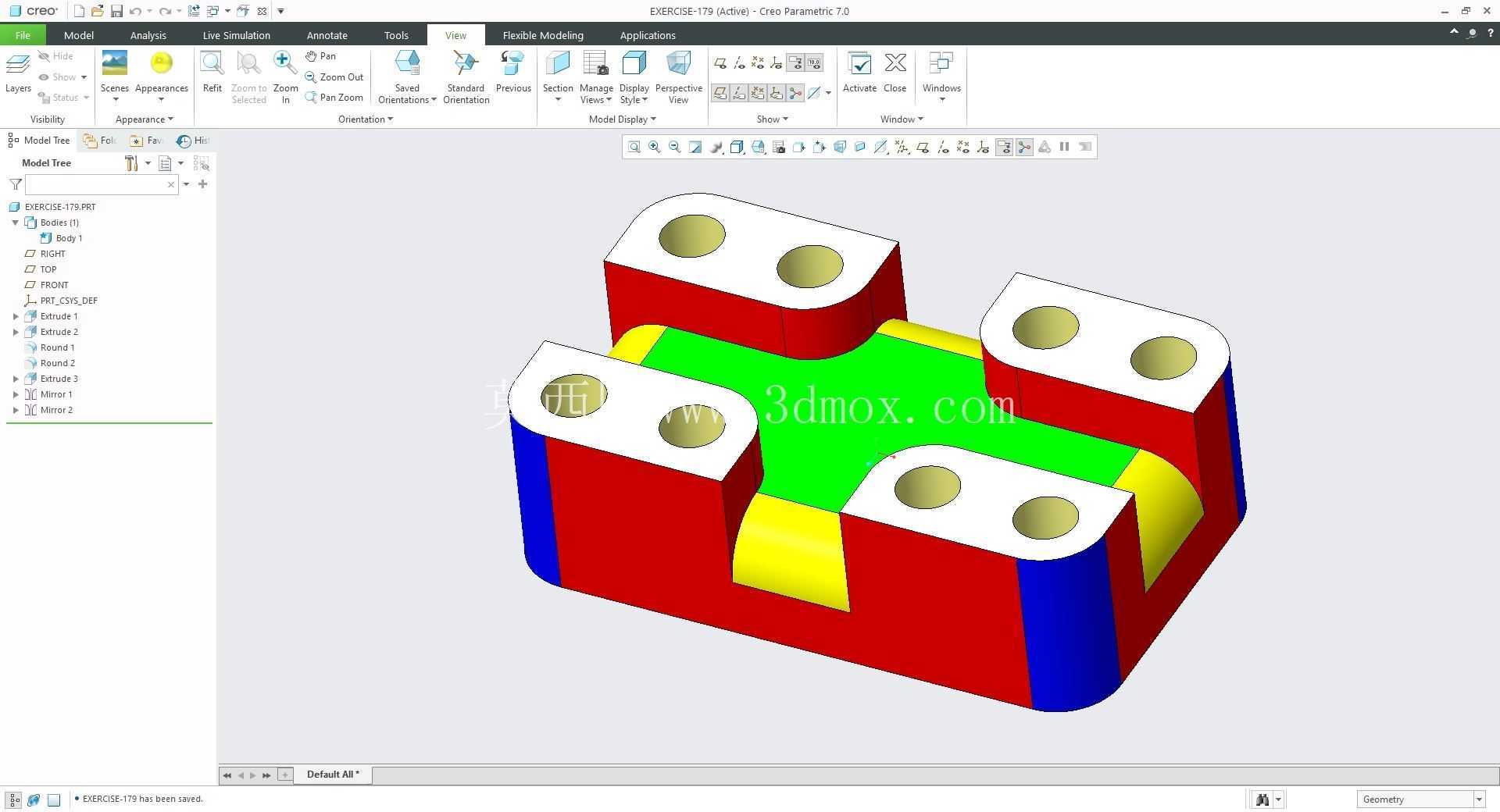 �� Creo PTC ��ʵ�� 200 �� Modele 3D