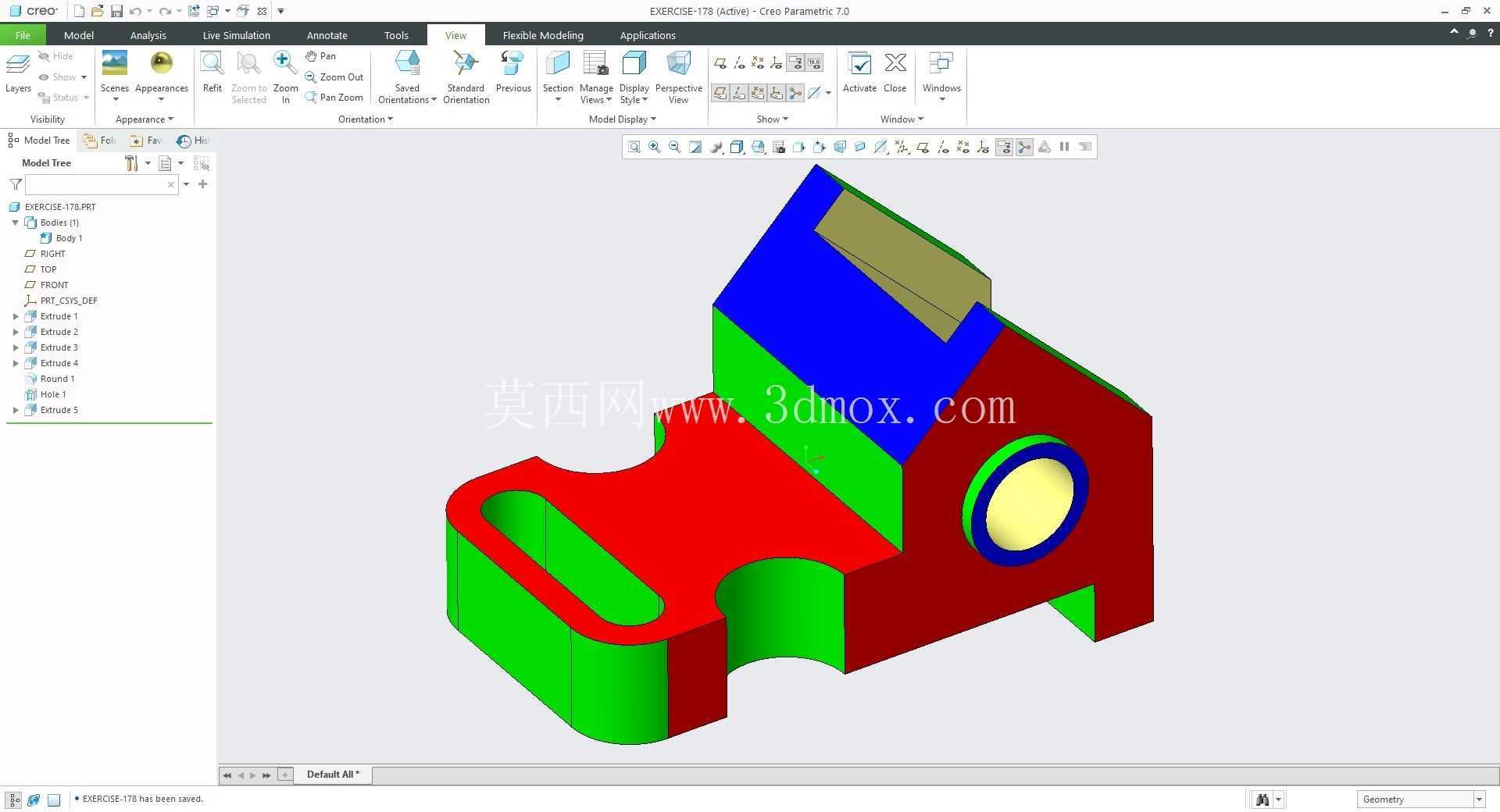 �� Creo PTC ��ʵ�� 200 �� Modele 3D