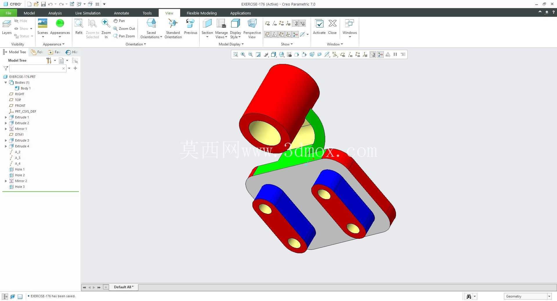 �� Creo PTC ��ʵ�� 200 �� Modele 3D