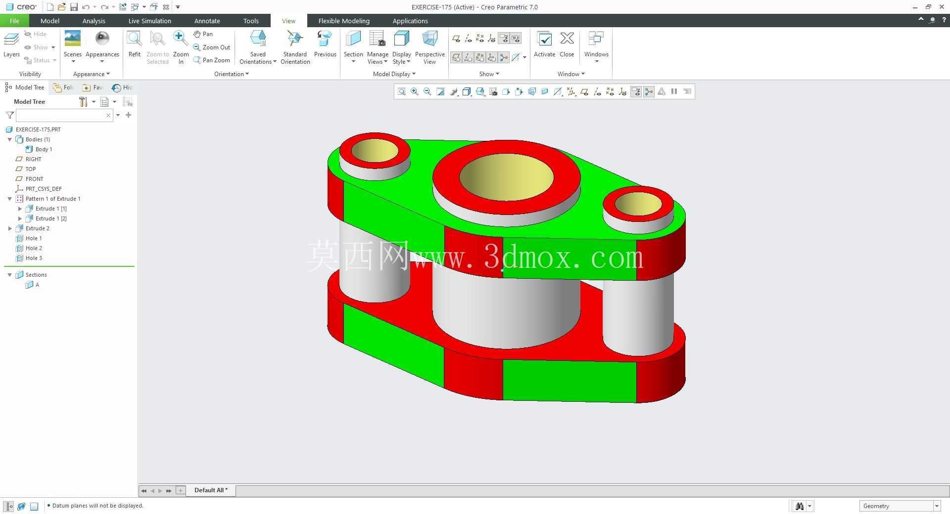 �� Creo PTC ��ʵ�� 200 �� Modele 3D