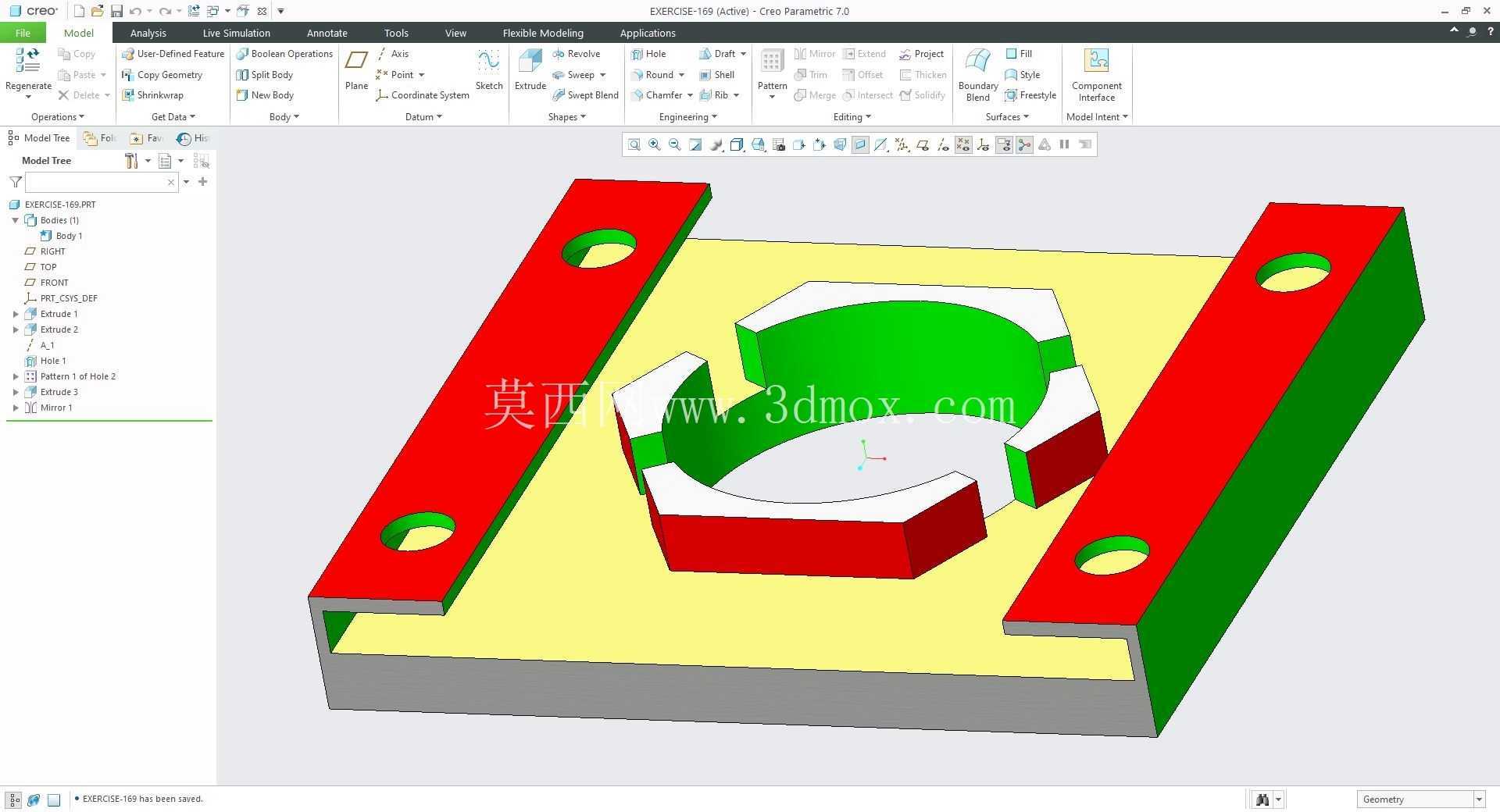 �� Creo PTC ��ʵ�� 200 �� Modele 3D