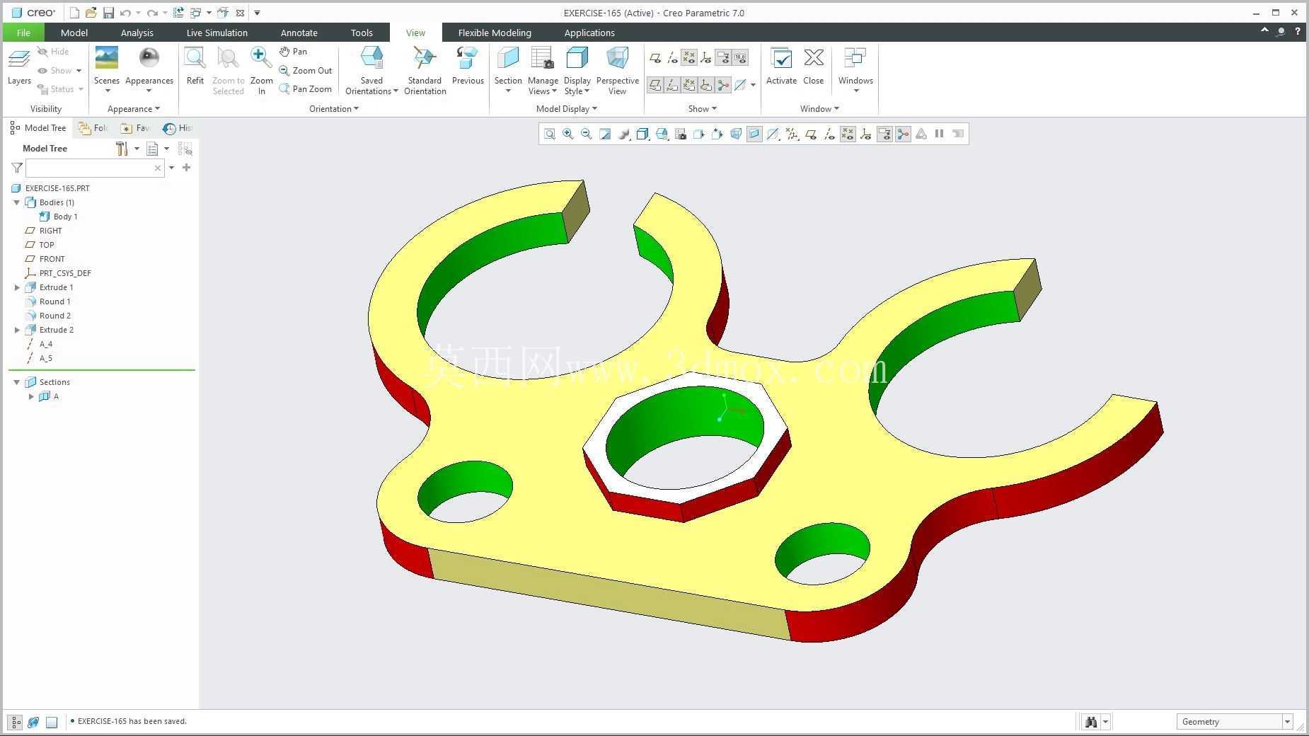 �� Creo PTC ��ʵ�� 200 �� Modele 3D