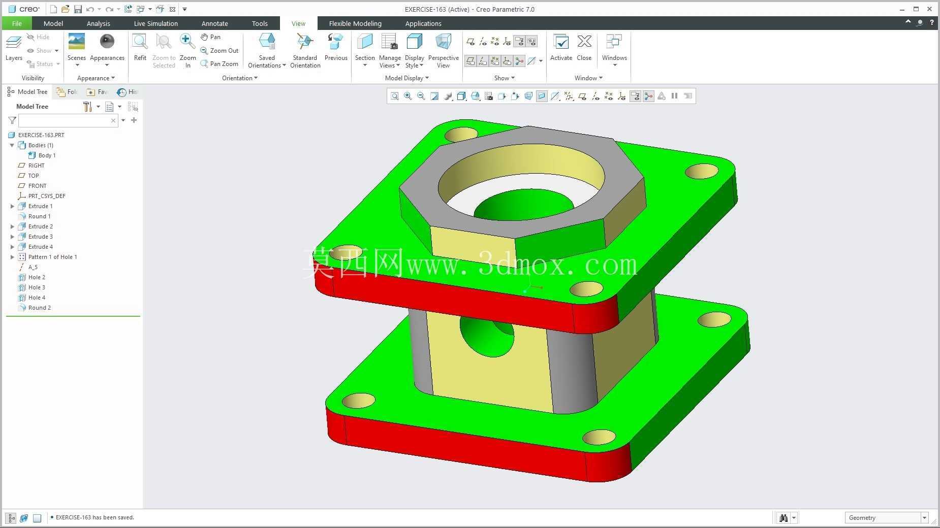 �� Creo PTC ��ʵ�� 200 �� Modele 3D