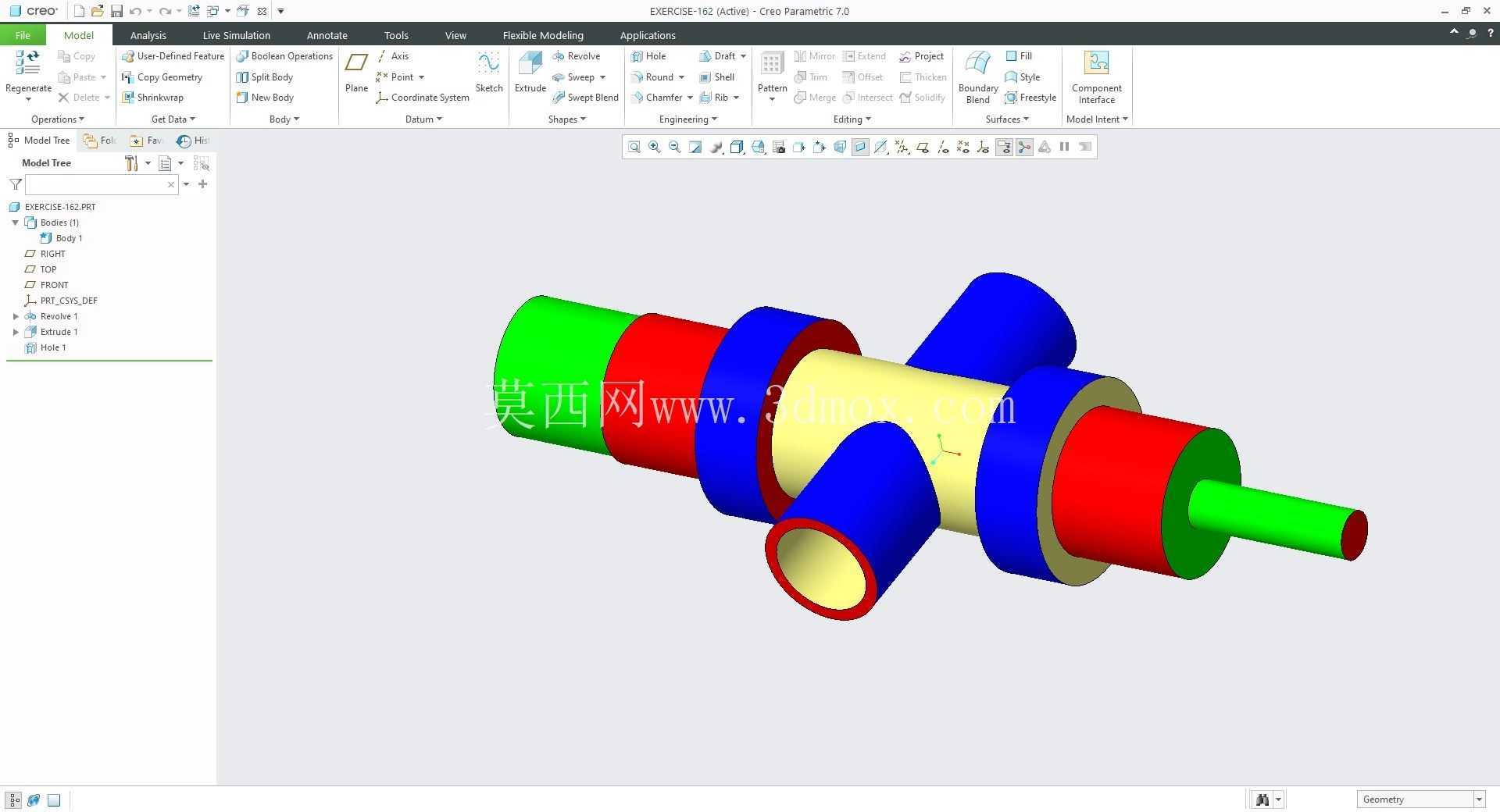 �� Creo PTC ��ʵ�� 200 �� Modele 3D