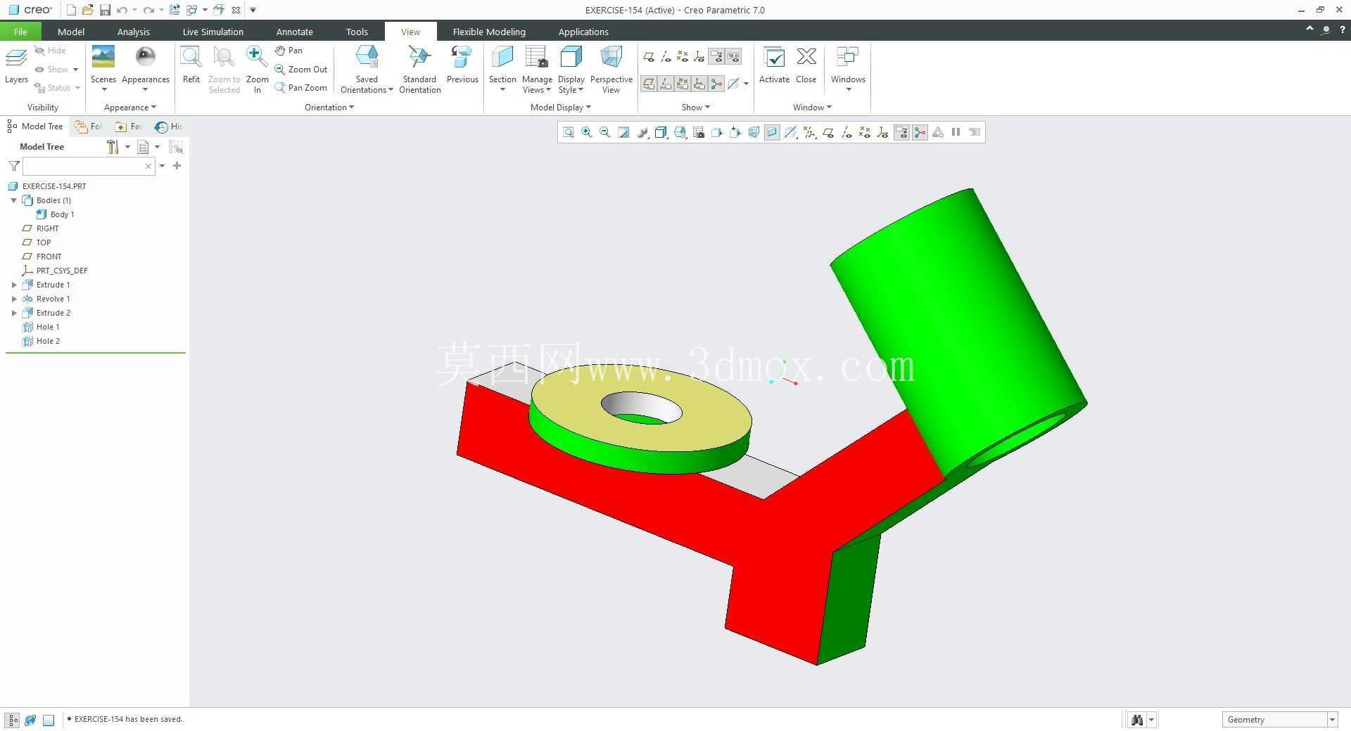 �� Creo PTC ��ʵ�� 200 �� Modele 3D