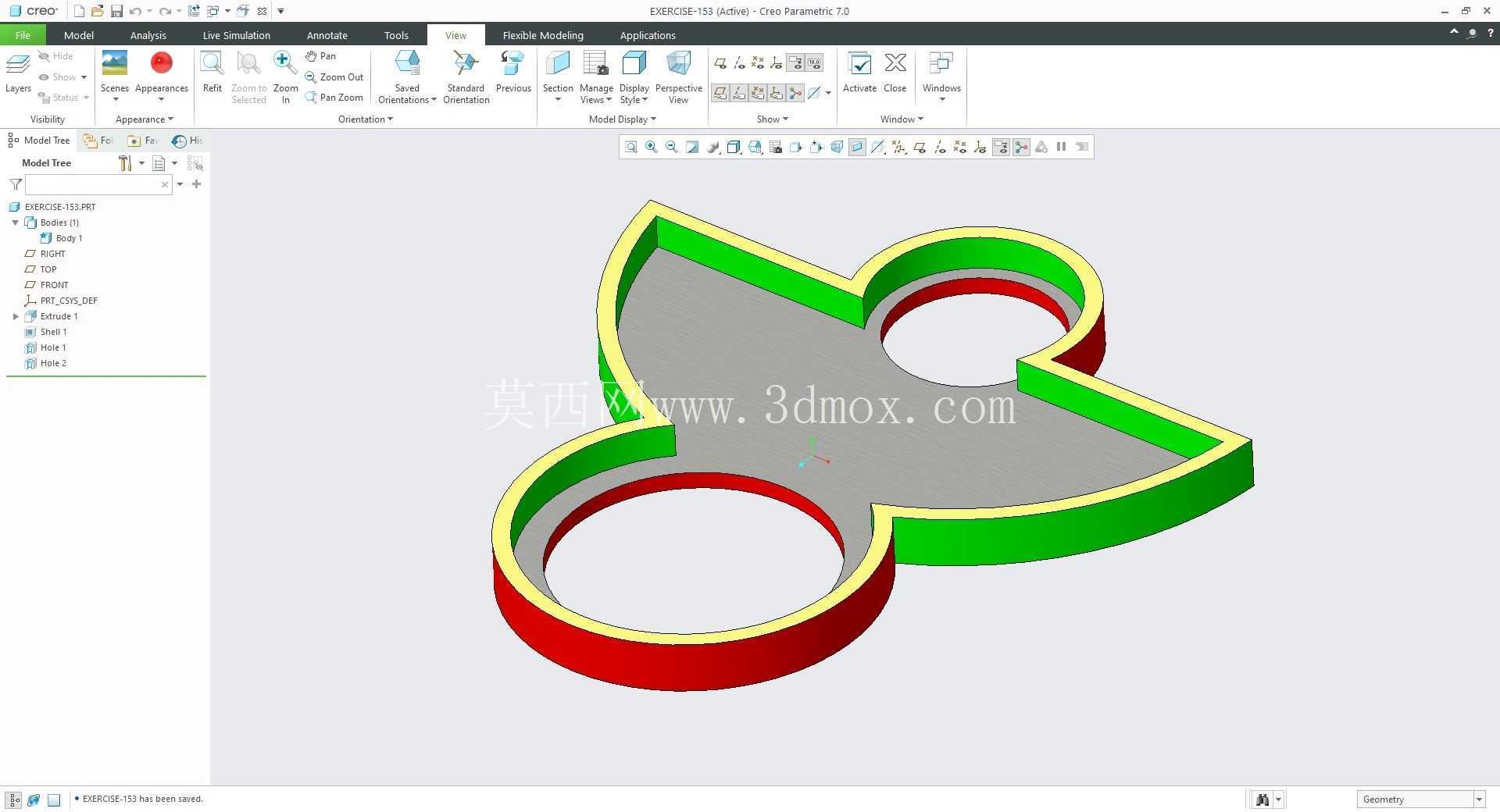 �� Creo PTC ��ʵ�� 200 �� Modele 3D