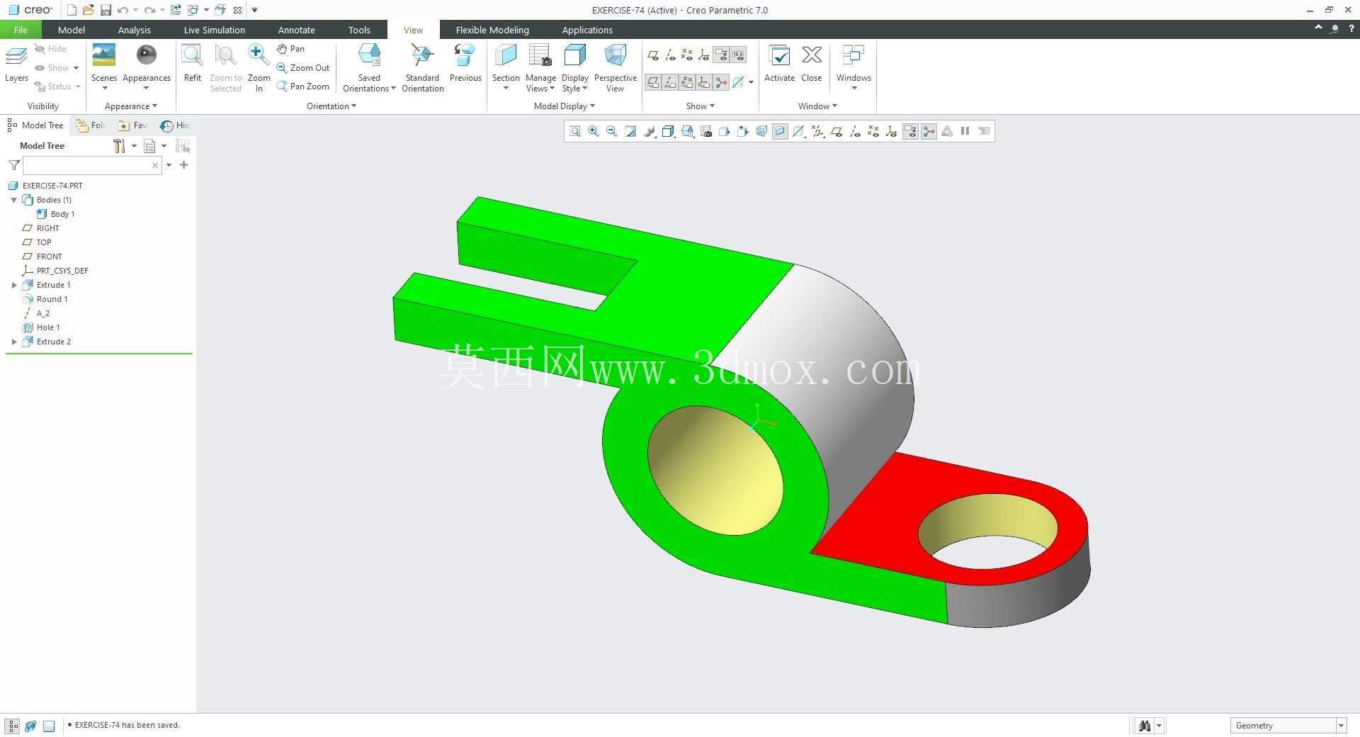 �� Creo PTC ��ʵ�� 200 �� Modele 3D