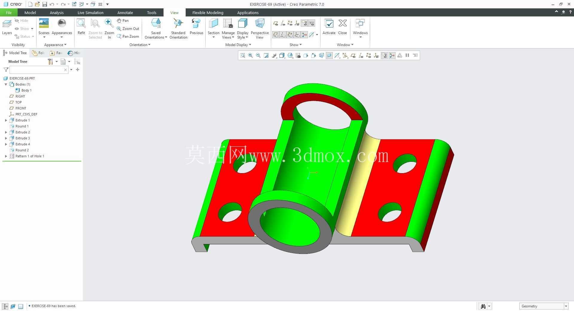 �� Creo PTC ��ʵ�� 200 �� Modele 3D